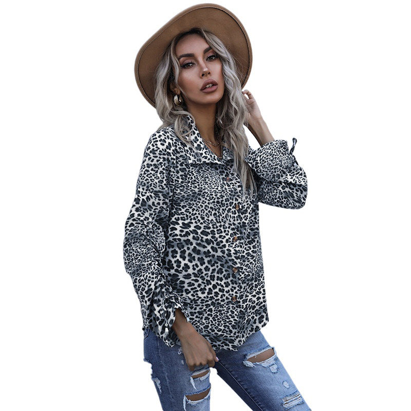 Damen Elegante Tiermuster Bluse Echo Archiv