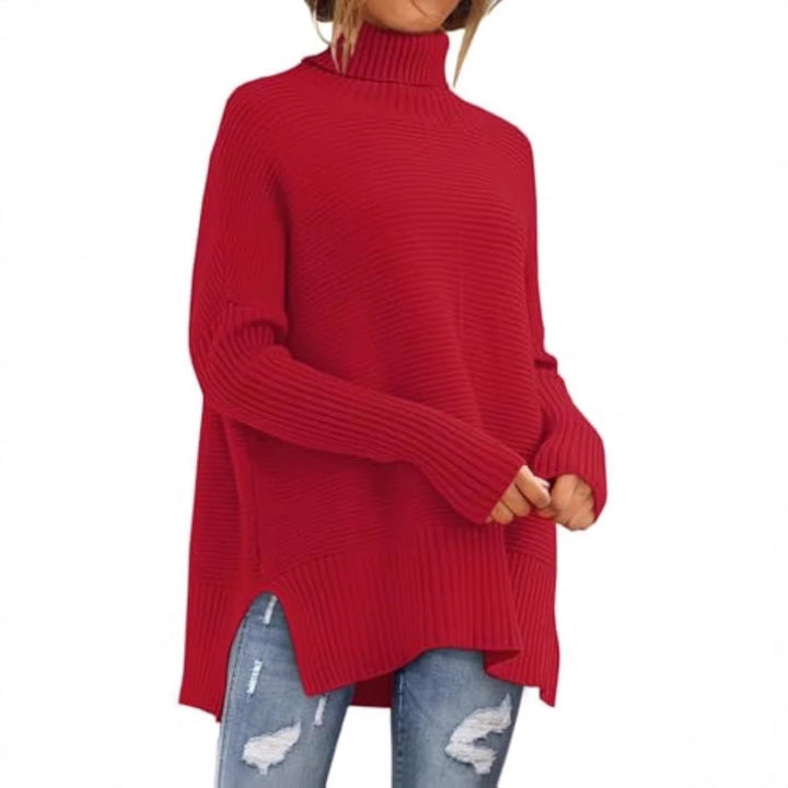 Damen Gemütlicher Rollkragenpullover Echo Archiv