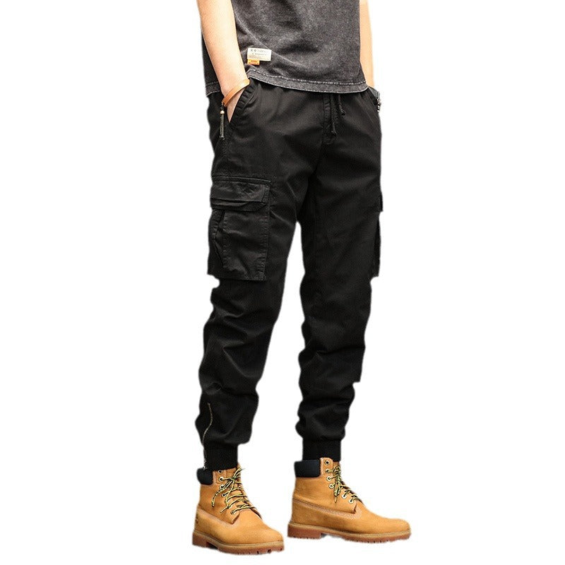 Herren Cargo-Hose mit elastischem Bund und multifunktionalen Taschen Echoarchiv 1758210500