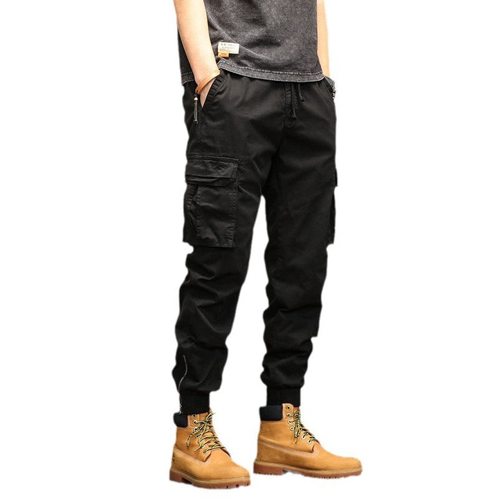 Herren Cargo-Hose mit elastischem Bund und multifunktionalen Taschen Echoarchiv 1758210500