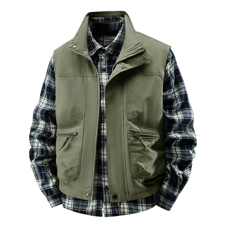 Herren Multifunktionale Outdoor-Jacke mit hohem Kragen Echo Archiv