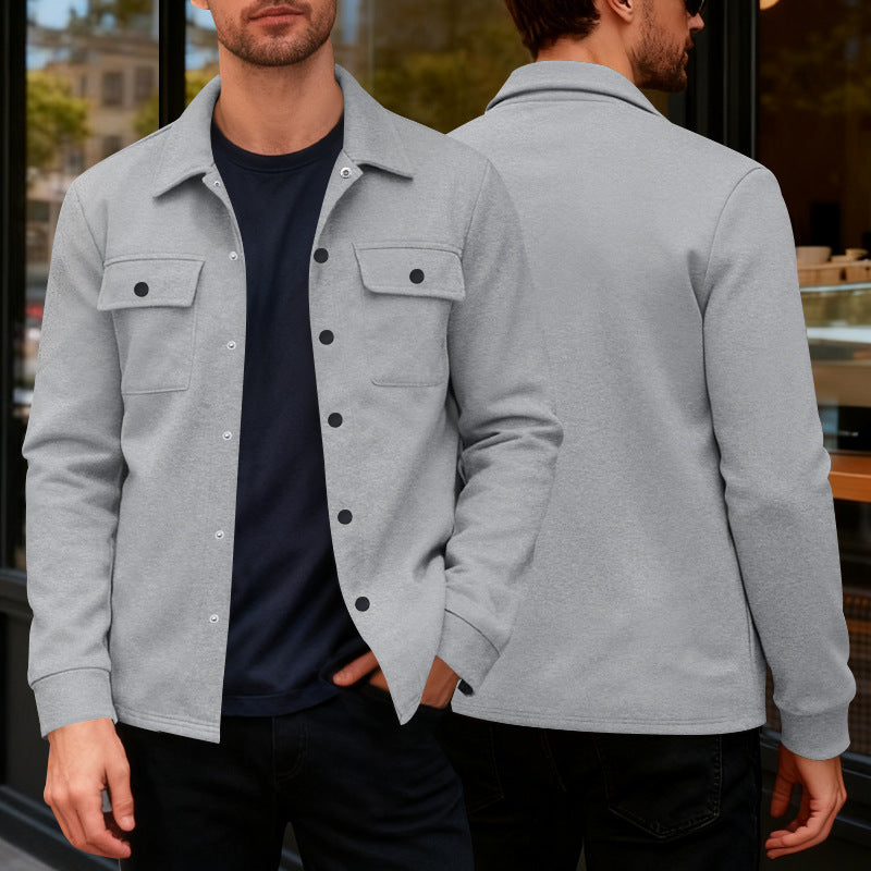 Herren Moderne Überziehjacke mit praktischen Taschen Echoarchiv