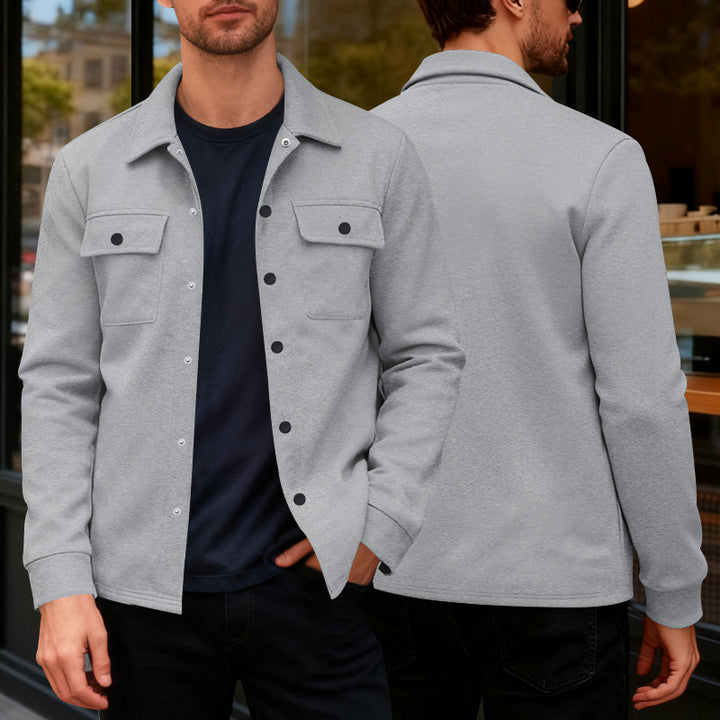 Herren Moderne Überziehjacke mit praktischen Taschen Echoarchiv
