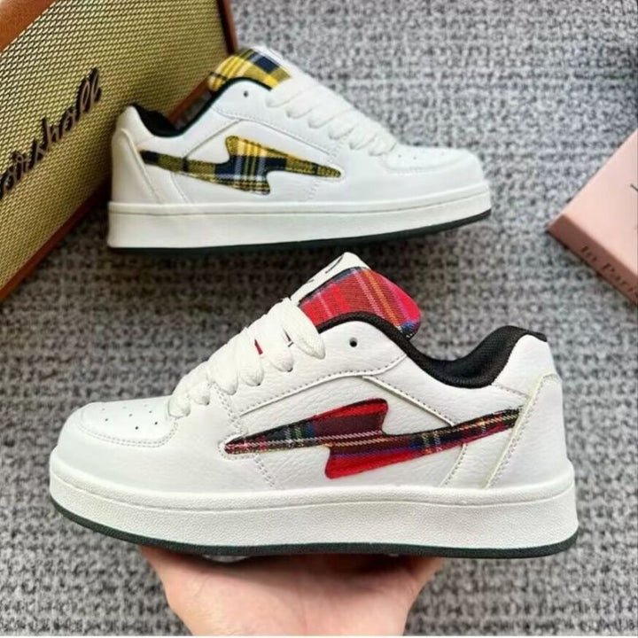 Damen Modische Sneakers mit kariertem Design und komfortabler Dämpfung Echo Archiv