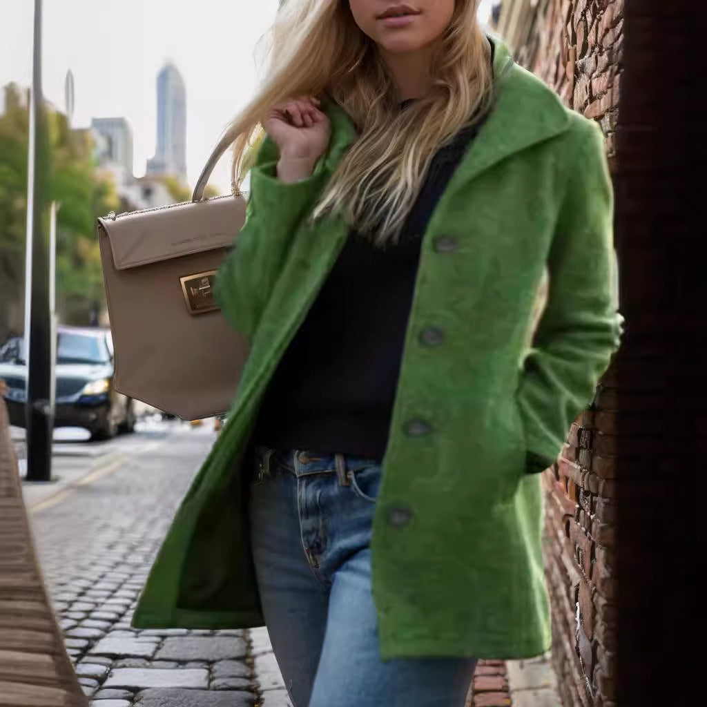 Damen trendiger Oversized-Mantel Echoarchiv