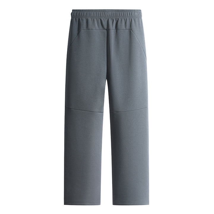 Herren Weite Lounge-Jogginghose aus technischer Baumwollmischung mit elastischem Bund & Reißverschlusstaschen Echoarchiv