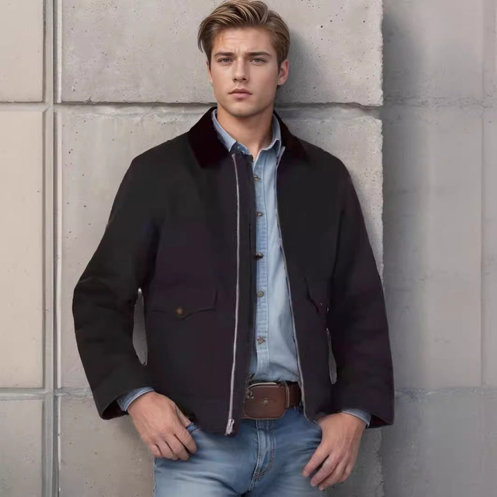 Herren modische Utility-Jacke mit funktionalen Taschen Echoarchiv
