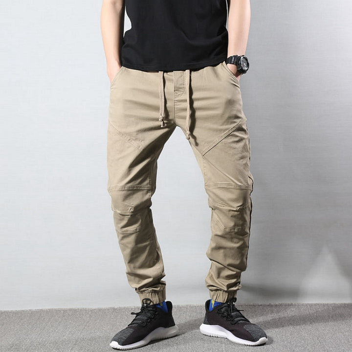 Herren Bequeme Cargo-Hose mit elastischem Bund – Bravaro