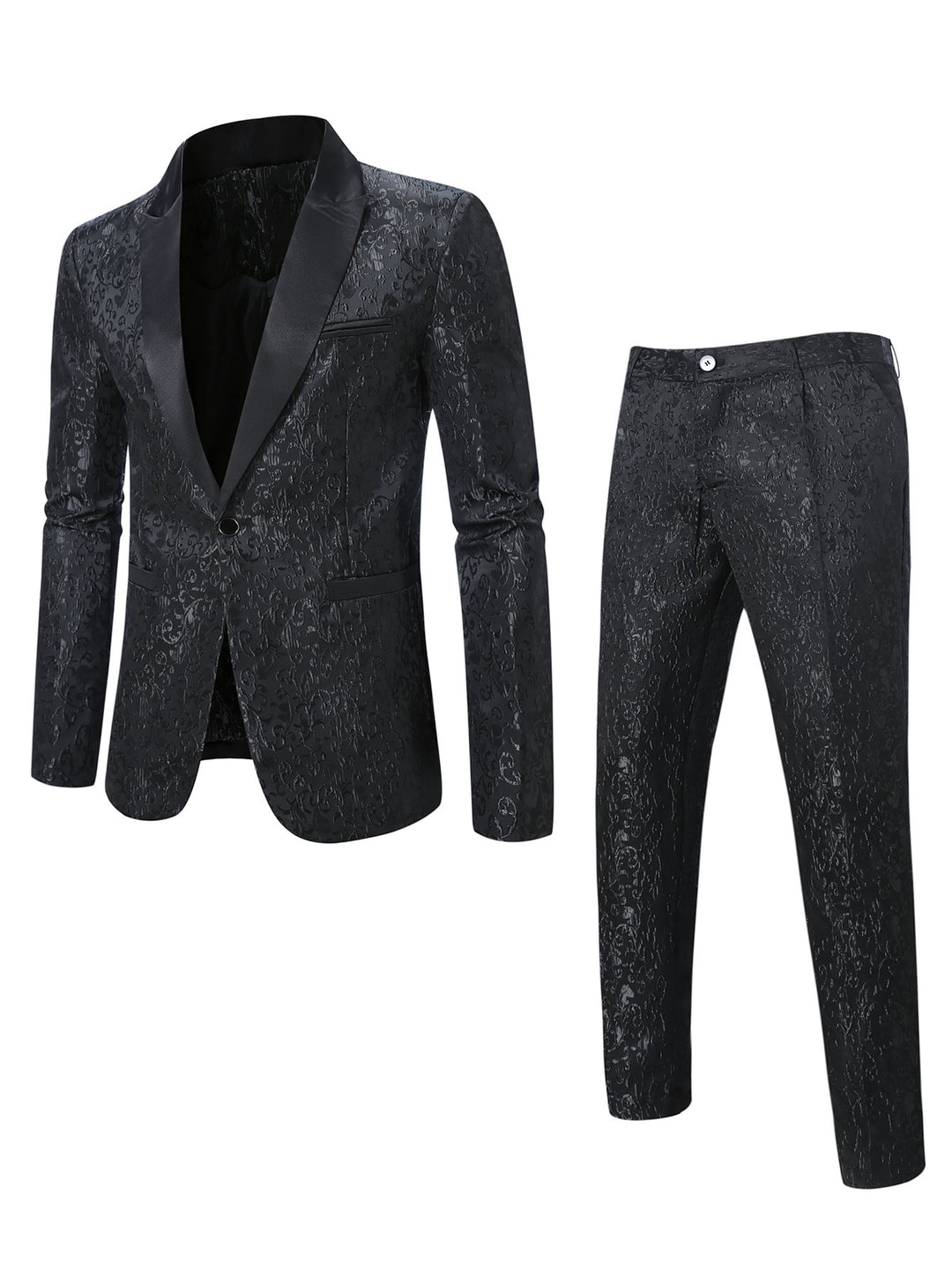 Herren elegantes Anzugset mit dekorativem Muster Echoarchiv