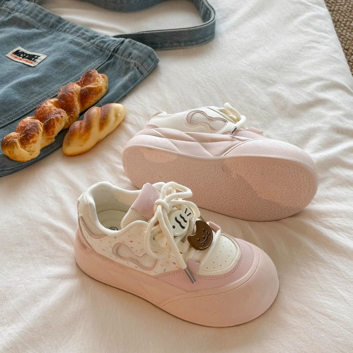 Damen Komfortable Sneakers mit verspielten Applikationen Echo Archiv