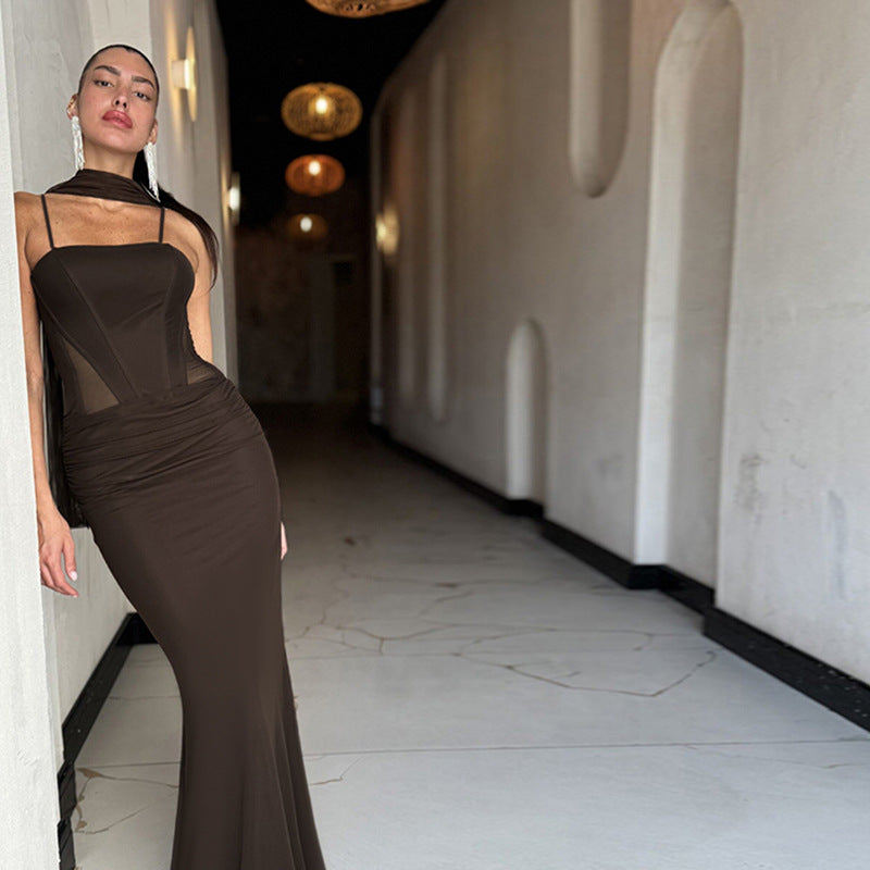 Damen Elegantes Abendkleid mit raffinierten Cut-Out-Details und figurformendem Design Echo Archiv