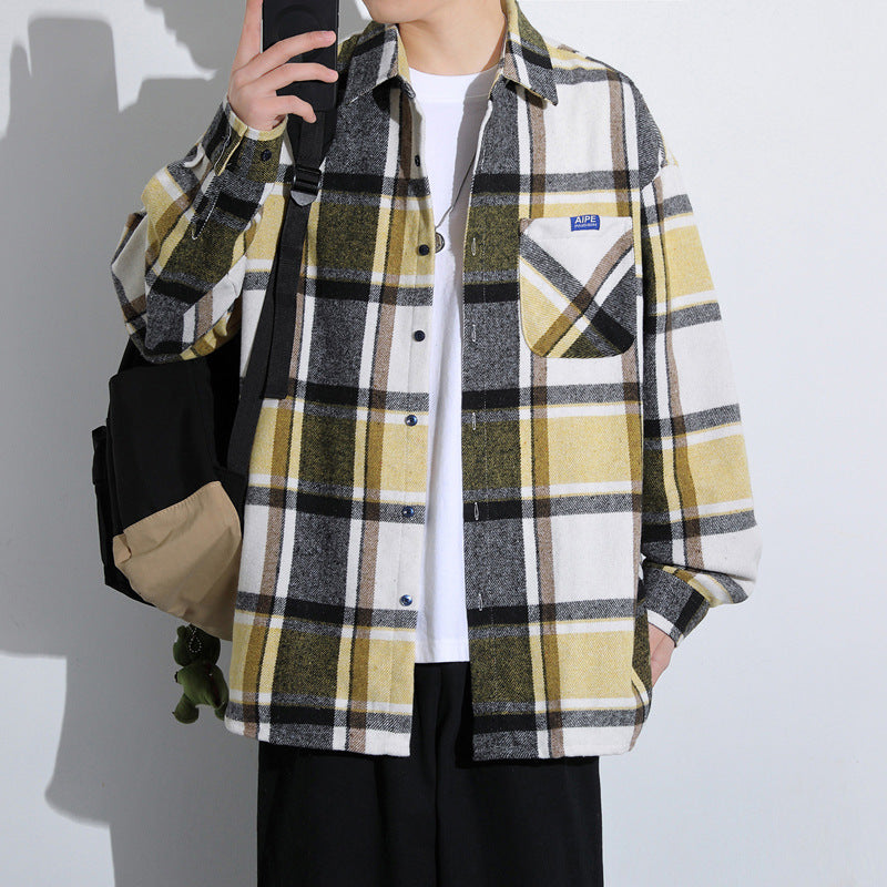 Herren Karierte Flanelljacke Echoarchiv