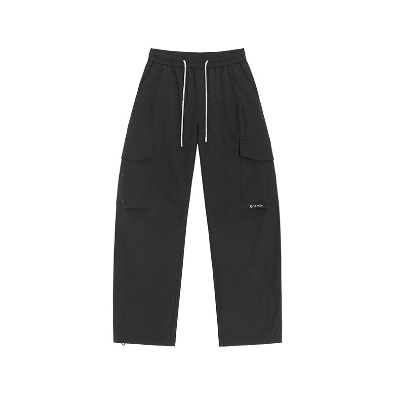 Herren Cargo-Freizeithose mit elastischem Bund, Kordelzug & aufgesetzten Klappentaschen Echoarchiv