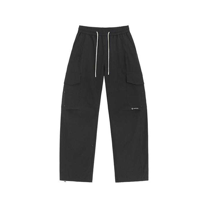 Herren Cargo-Freizeithose mit elastischem Bund, Kordelzug & aufgesetzten Klappentaschen Echoarchiv