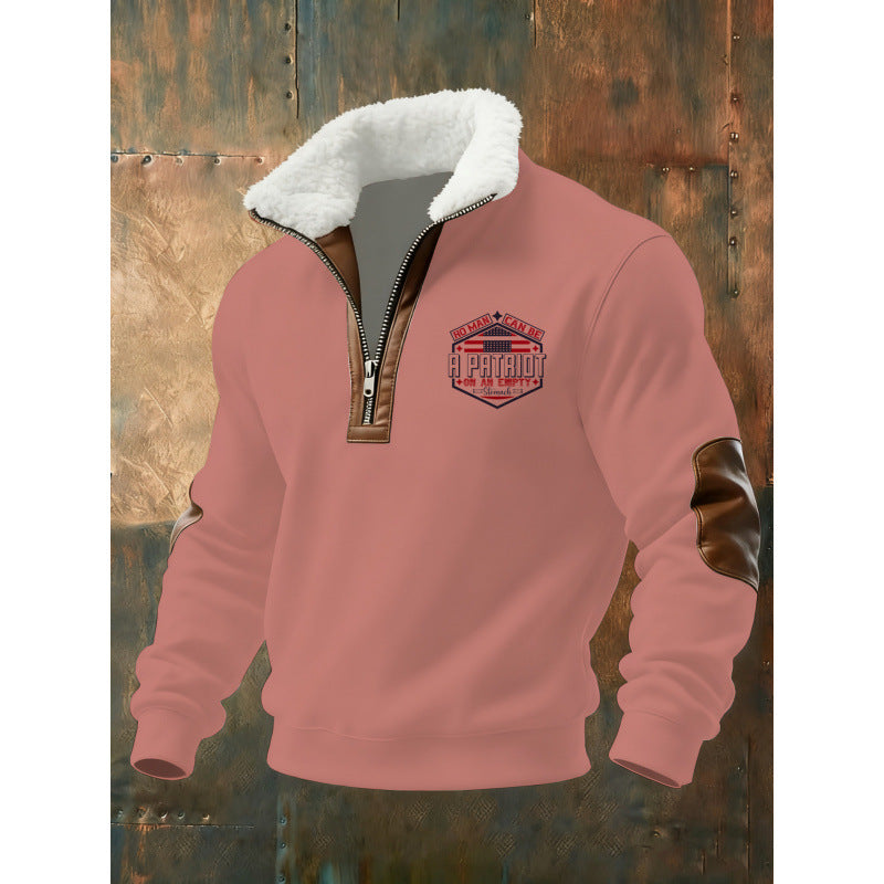 Herren Klassischer Kapuzenpullover mit Fleece-Detail Echoarchiv