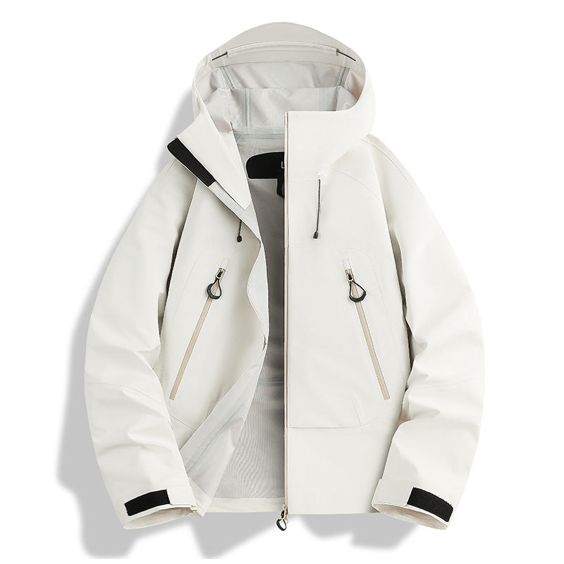 Herren wasserdichte Softshell-Jacke mit herausnehmbarer Stepp-Innenjacke Echoarchiv