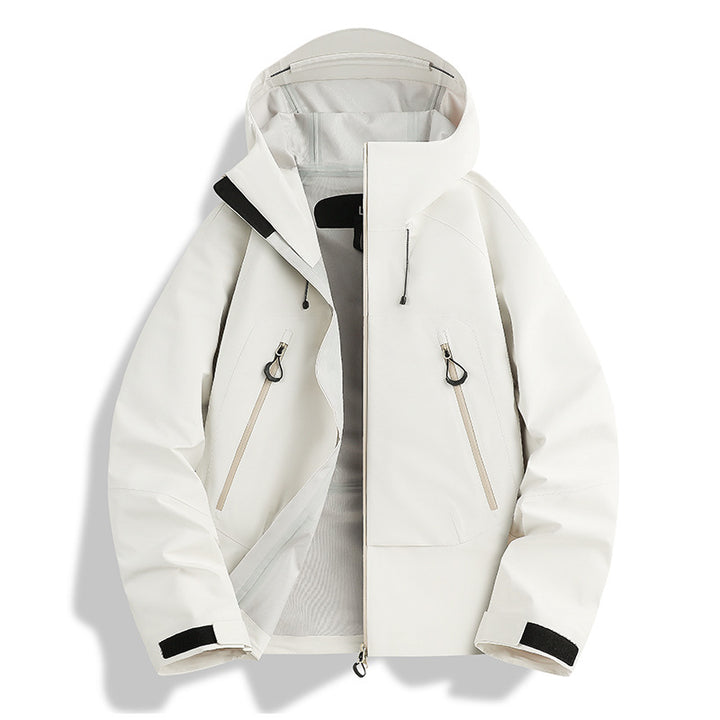 Herren wasserdichte Softshell-Jacke mit herausnehmbarer Stepp-Innenjacke Echoarchiv