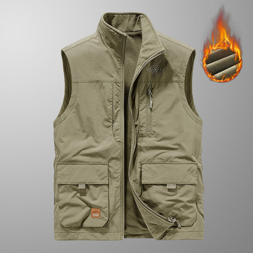 Herren Multifunktionale Fleece-Weste Echo Archiv