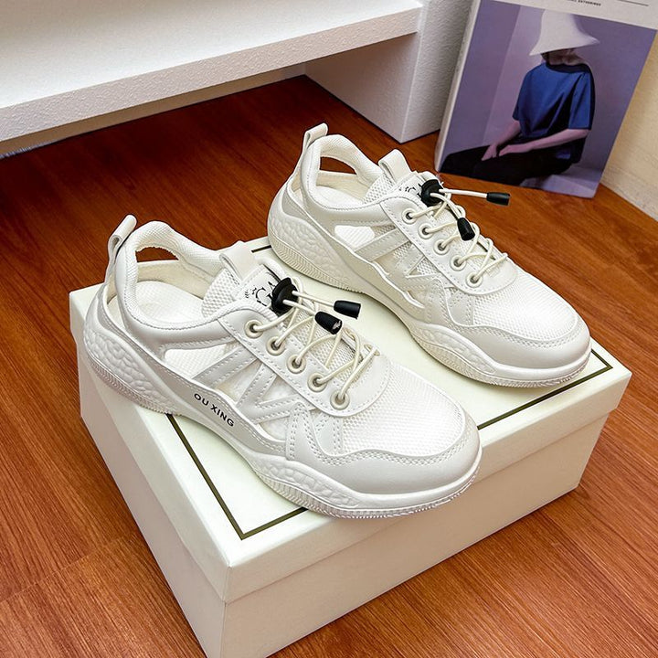 Damen Sportliche Sneakers mit atmungsaktivem Mesh-Obermaterial und innovativem Schnellschnürsystem Echo Archiv