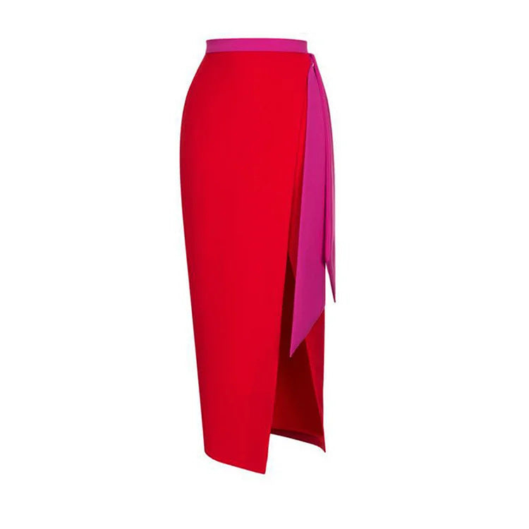 Damen hochtailliertes Bikiniset mit Wickelrock Echo Archiv