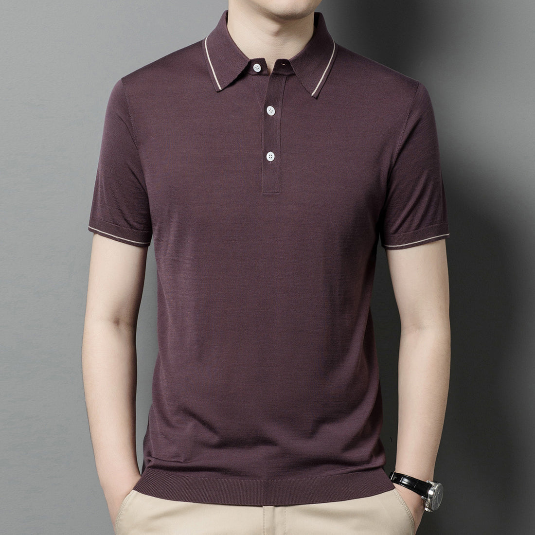 Herren sportliches Polohemd – Cavello