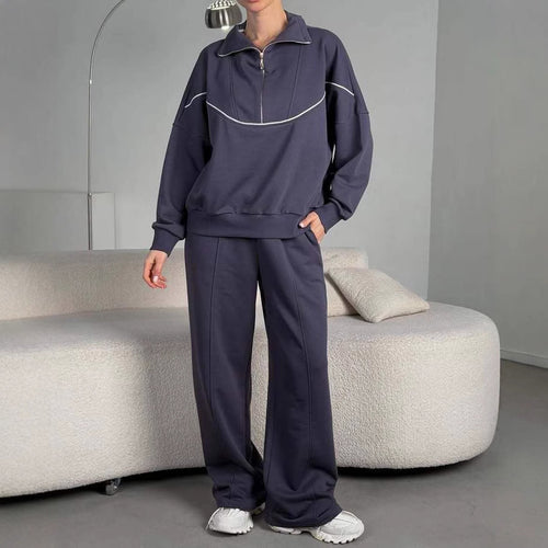 Damen Sportliches Sweater und Weite Jogginghose Set Echo Archiv