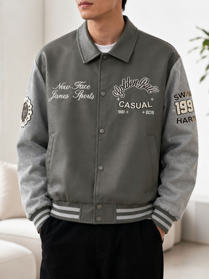 Herren Casual Bomberjacke Echo Archiv
