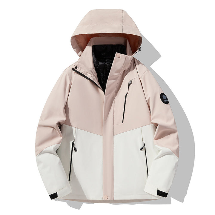 Herren Dreifach kombinierbare Funktionsjacke mit abnehmbarer Steppweste Echoarchiv