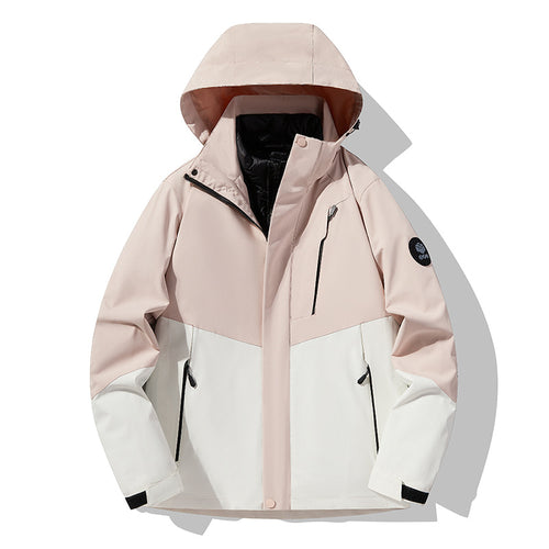 Herren Dreifach kombinierbare Funktionsjacke mit abnehmbarer Steppweste Echoarchiv
