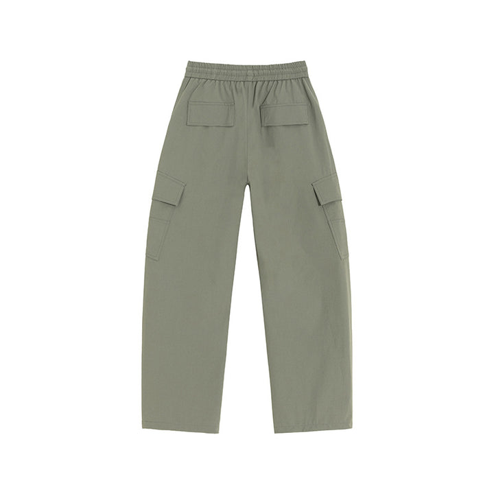Herren Cargo-Freizeithose mit elastischem Bund, Kordelzug & aufgesetzten Klappentaschen Echoarchiv