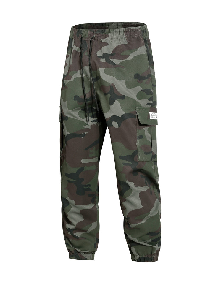 Herren Moderne Cargohose im Camouflage-Design Echo Archiv