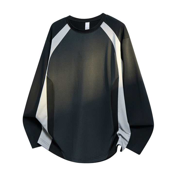 Herren Oversized Performance-Langarmshirt mit Raglanärmeln und Mesh‑Einsätzen Echo Archiv