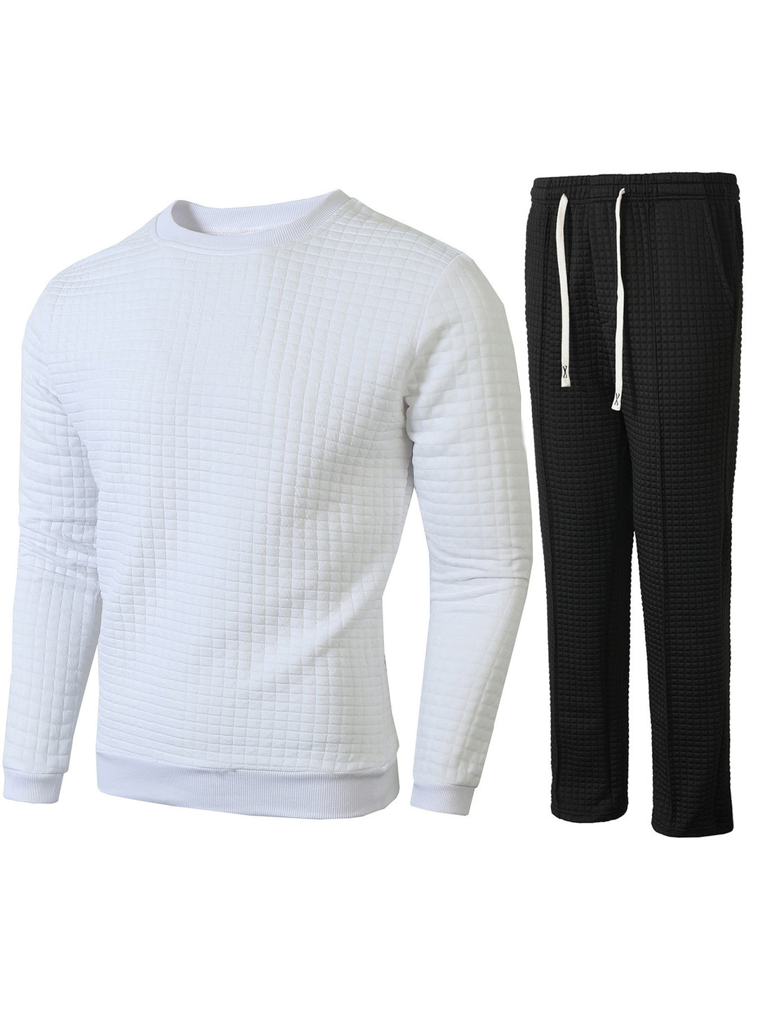 Herren gemütliches Sweatshirt und Jogginghose Set Echoarchiv