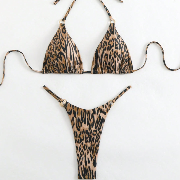 Damen Tiermuster Triangel-Bikini Echo Archiv