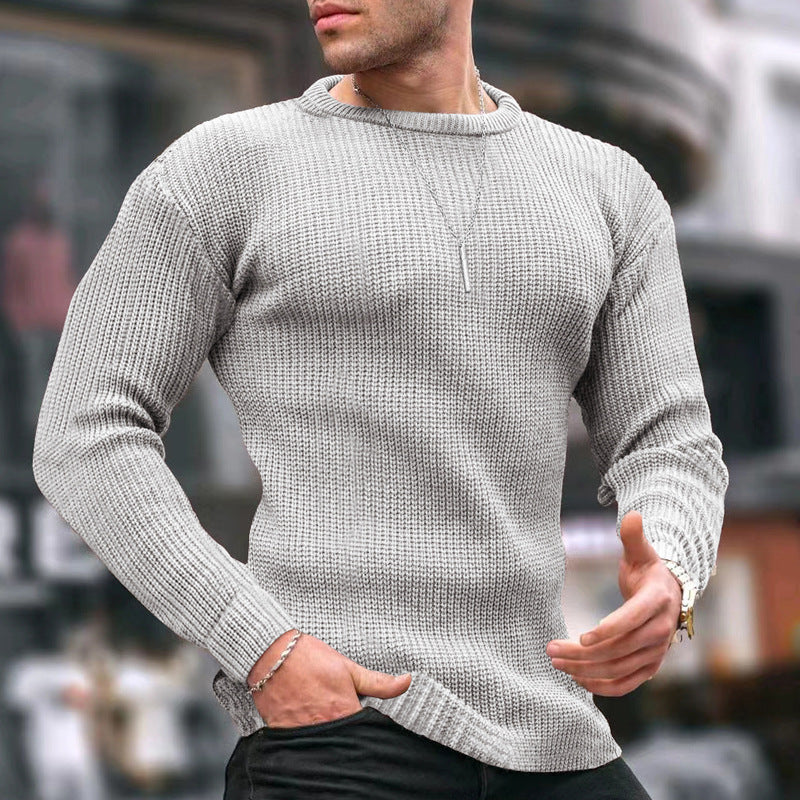 Herren Strickpullover mit strukturiertem Muster Echoarchiv