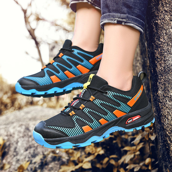 Herren sportlicher Outdoor-Adventure Sneaker mit verstärkter Zehenkappe und stoßdämpfender Wabensohle – Tavélo