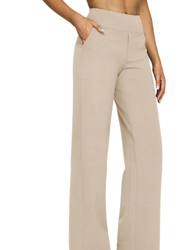 Damen Weitgeschnittene Lounge-Hose mit elastischem Bund Echoarchiv