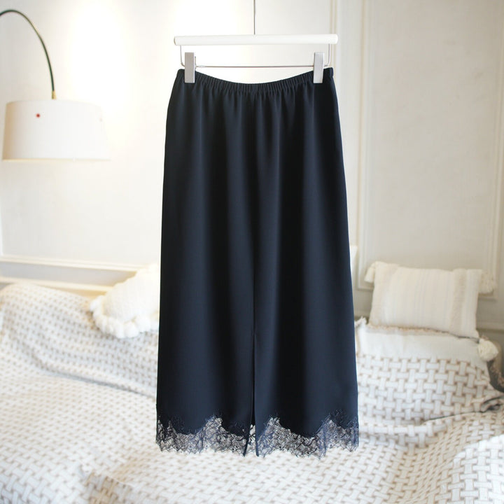Damen Eleganter Maxirock mit dekorativer Spitzenborte Echoarchiv