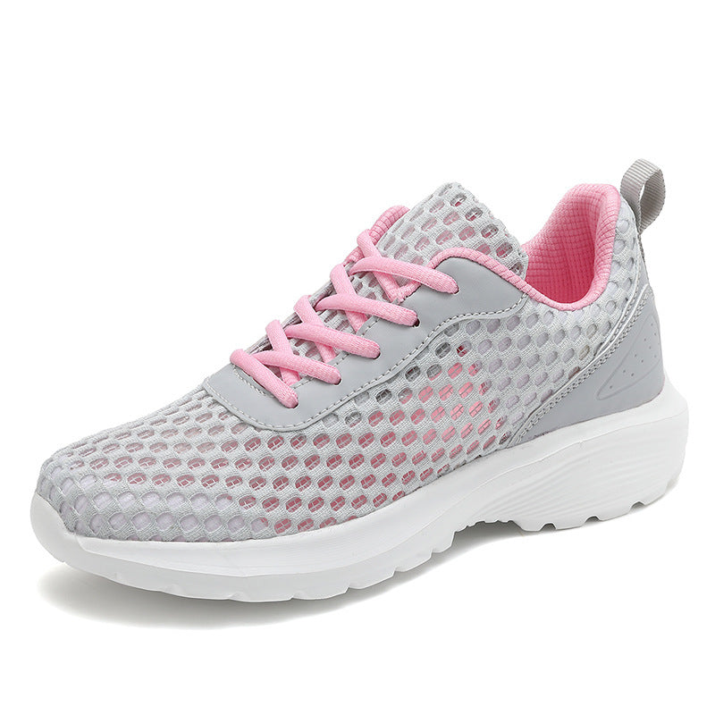 Damen nan leichte dreidimensionale Mesh-Walking-Sneaker mit viskoelastischem Fußbett und haftstarker Profilsohle Echo Archiv
