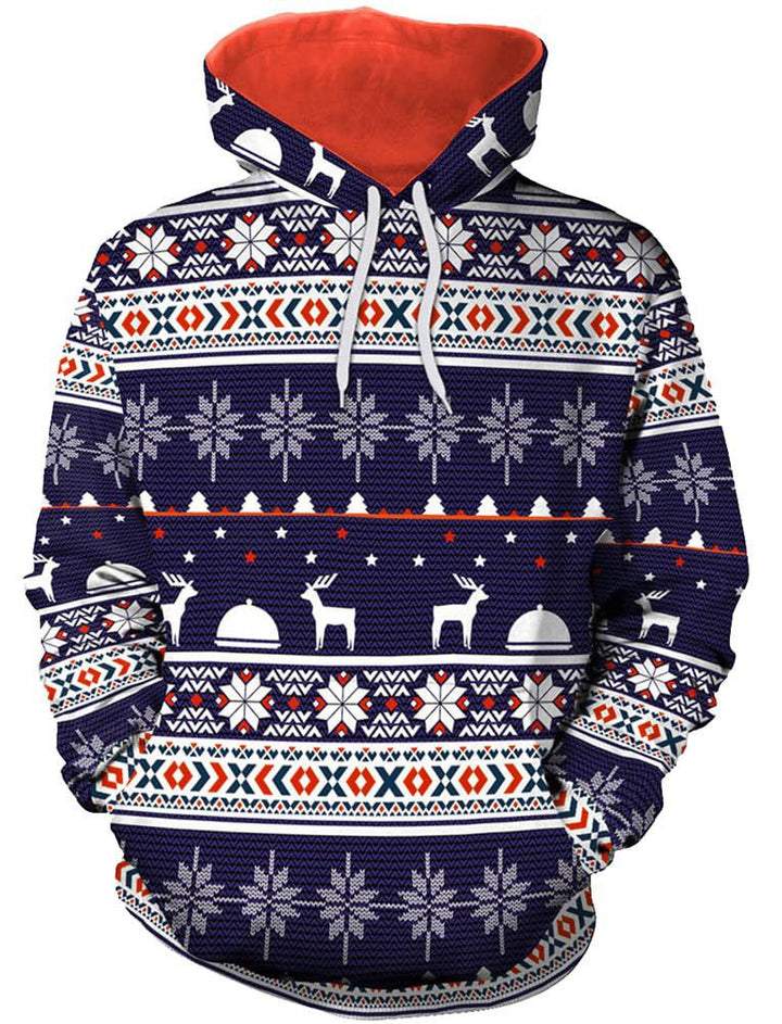 Damen Humorvoller Weihnachts-Kapuzenpullover Echoarchiv