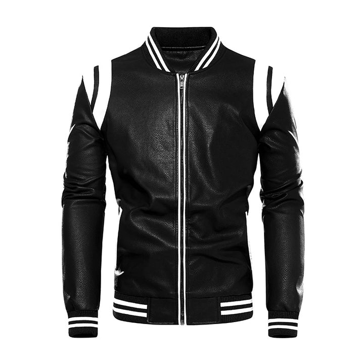 Herren sportliche Bomberjacke mit strukturiertem Design und seitlichen Eingrifftaschen Echoarchiv