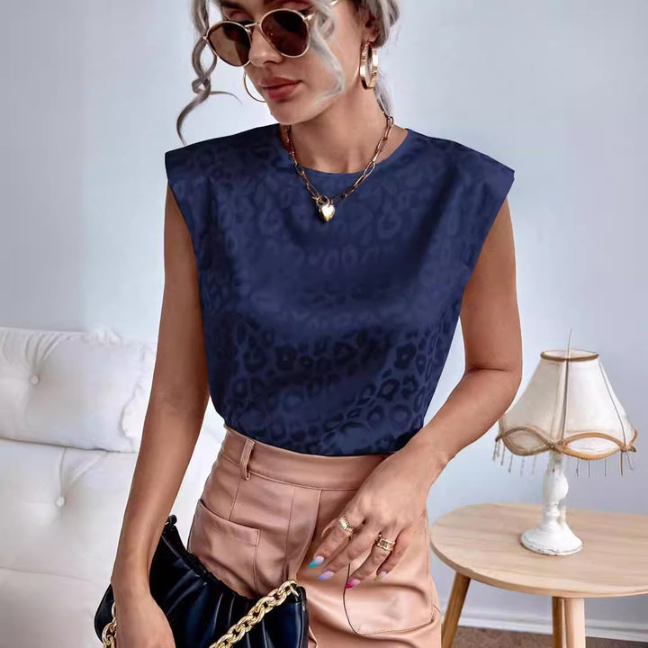 Damen Elegantes Tiermuster Oberteil Echo Archiv