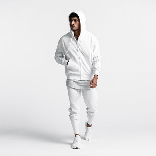 Herren Sportliche Kapuzensweatjacke mit durchgehendem Reißverschluss Echoarchiv