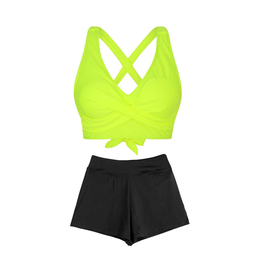 Damen Zweiteiliger Badeanzug mit floralem Design Echo Archiv