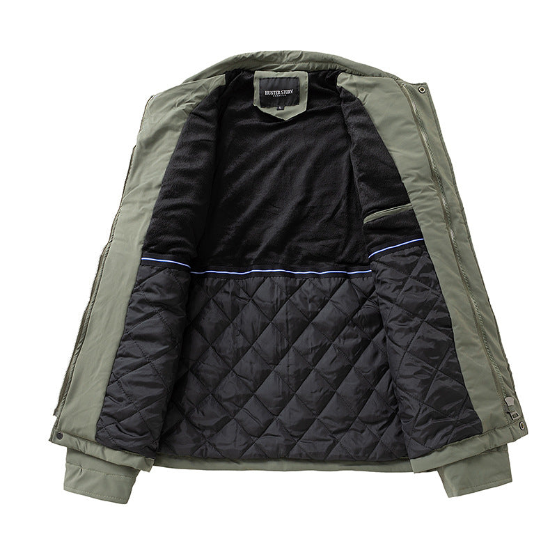 Herren Übergangsjacke mit hohem Kragen und elastischen Bündchen Echo Archiv