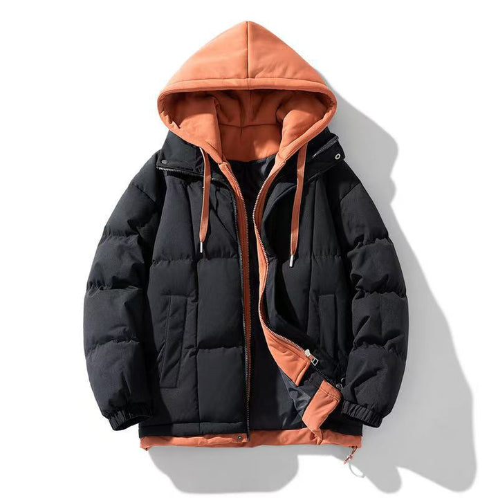Herren Wattierte Übergangsjacke mit abnehmbarer Kapuze Echo Archiv