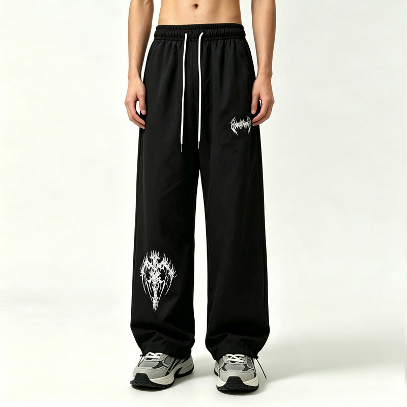 Herren Sportliche Freizeithose mit grafischem Druck Echo Archiv