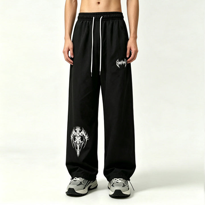 Herren Sportliche Freizeithose mit grafischem Druck Echo Archiv