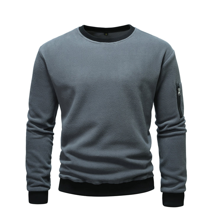Herren Fleece Sweatshirt mit praktischer Brusttasche Echoarchiv