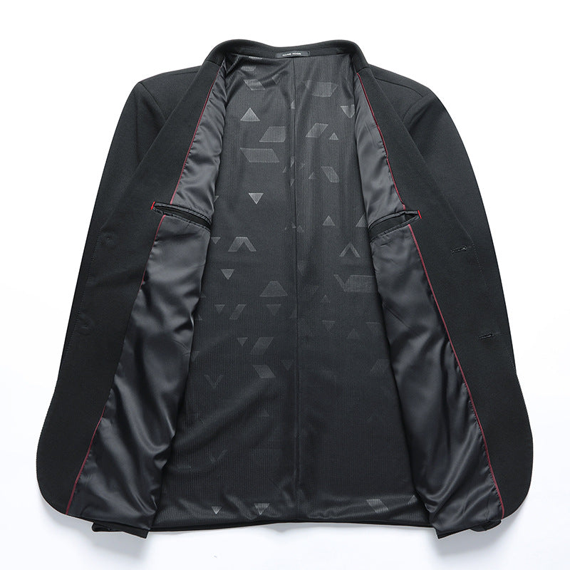 Herren Slim-Fit Sakko mit aufgesetzten Taschen und minimalistischem Revers – Tianoro